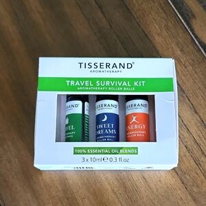 NWT Tisserand Essential Oil Travel Survival Kit